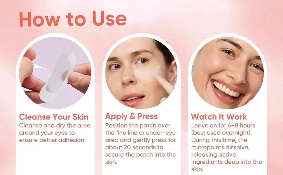 Advanced Retinol & Hyaluronic Eye Masks (3 Pairs)